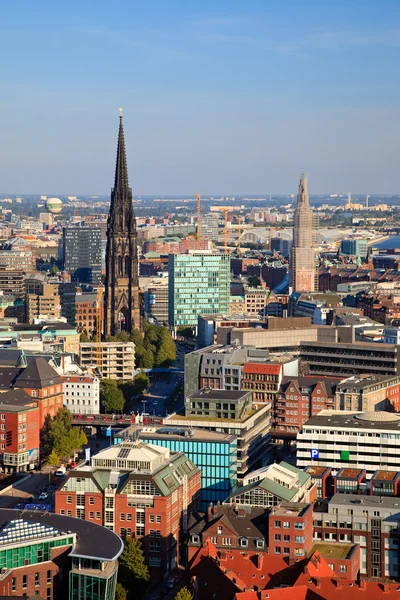 Vista sobre Hamburgo a partir de Michel — Fotografia de Stock