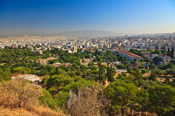 查看关于雅典从雅典卫城 — 图库照片