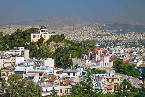 Vista su Atene da Acropoli — Foto Stock