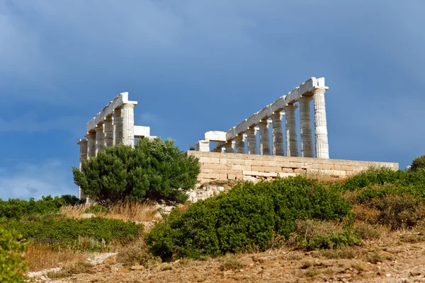 Rovine del tempio di Poseidone — Foto Stock