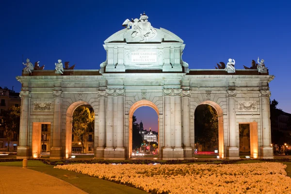Puerta de alcala, Madryt, Hiszpania — Zdjęcie stockowe
