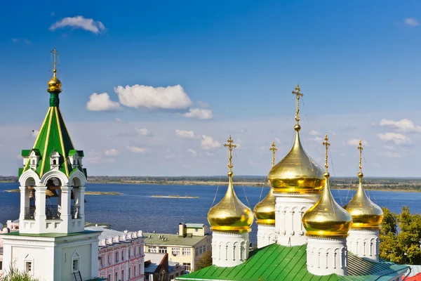 Kościół w nizhny novgorod, Federacja Rosyjska — Zdjęcie stockowe