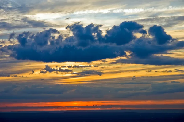 Dramatic sky at sunset — Stock Photo, Image
