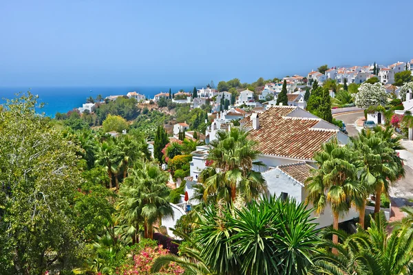 Spansk by, nerja, costa del sol, Spanien — Stockfoto