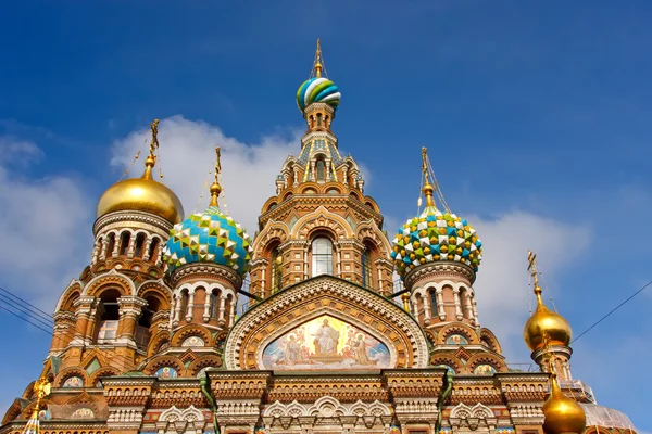Kirche des Erlösers auf vergossenem Blut, St. Peterburg — Stockfoto