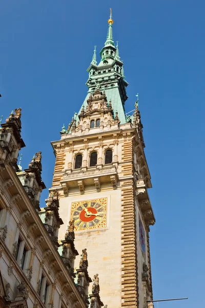 Câmara Municipal em Hamburgo — Fotografia de Stock
