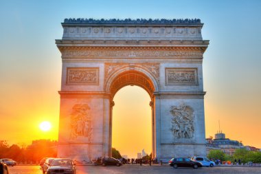 Arch of Triumph, Paris, France clipart