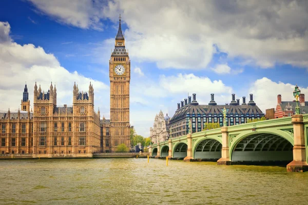 Big Ben and Houses of Parliament — Stock Photo, Image
