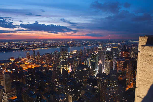 Vista su New York e New Jersey — Foto Stock
