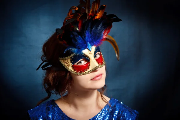 Stock image Woman in venetian mask