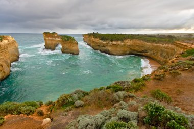 Rock formations, Great Ocean Road clipart