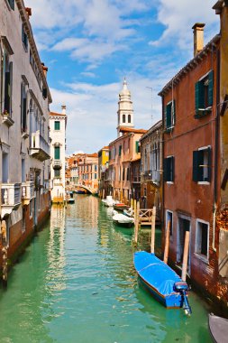 Canal in Venice clipart