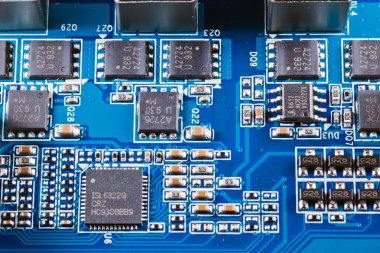 Computer circuit board clipart