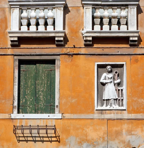 Detail des Bauens in Venedig — Stockfoto