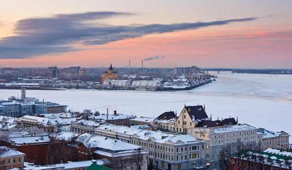 Нижний Новгород зимой — стоковое фото