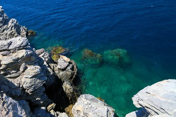 Côte de mer en Grèce — Photo