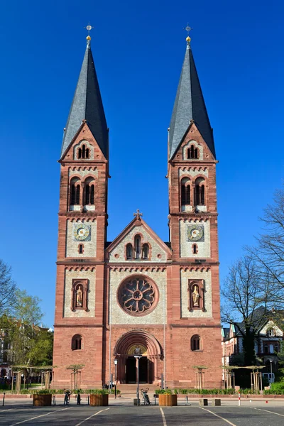 Церковь Святого Бонифатия в Гейдельберге — стоковое фото