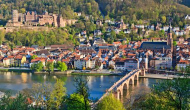 Heidelberg at spring clipart