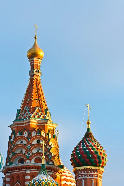 Купол собора Святого Василия Блаженного — стоковое фото