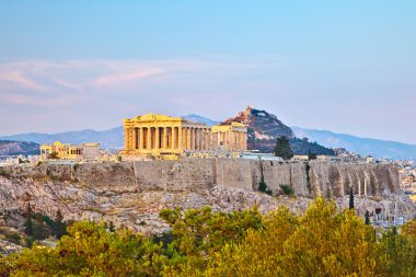 View on Acropolis, Athens, Greece clipart