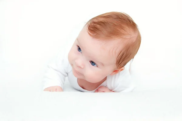 Bonito bebê rastejante — Fotografia de Stock