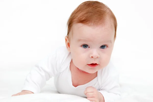 3 mese vecchio bambino ragazza — Foto Stock