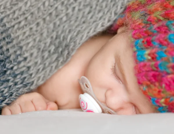 Sleeping baby girl — Stock Photo, Image