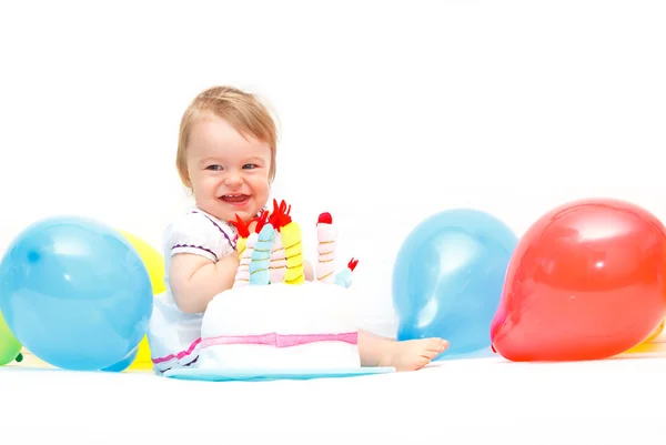 Ünnepli első születésnapját — Stock Fotó