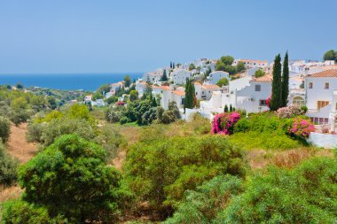 Spanish landscape, Nerja, Costa del Sol, Spain clipart