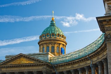 Kazan Cathedral, St. Petersburg, Russia clipart