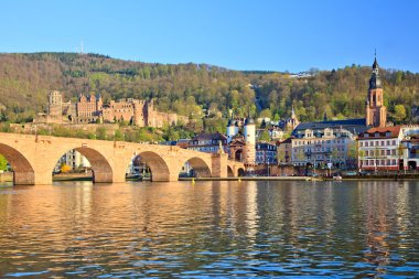 Bridge in Heidelberg, Germany clipart
