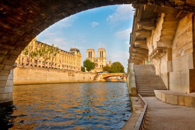 Seine river, Paris, France clipart