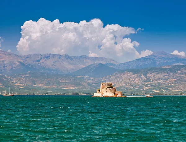 Castillo de Bourtzi, Nafplion, Grecia — Foto de Stock