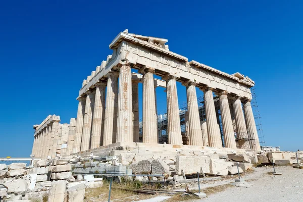 Parthenon in acropolis, Athene — Stockfoto