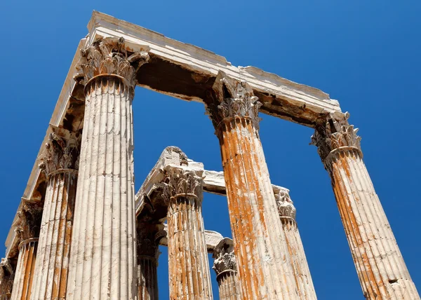 그리스 아테네의 올림피아 제우스 신전 — 스톡 사진