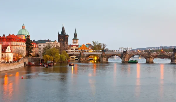 Η γέφυρα του Καρόλου στην Πράγα, Τσεχία — Φωτογραφία Αρχείου
