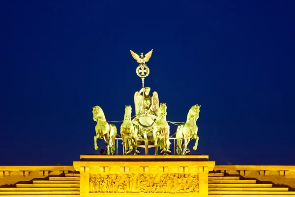 Pomnik na Bramy Brandenburskiej w Berlinie — Zdjęcie stockowe
