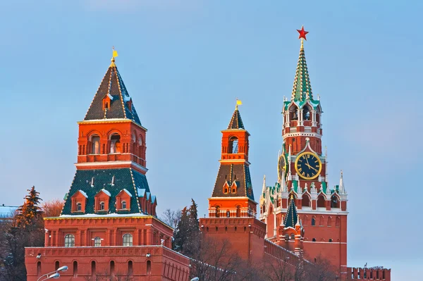 Torens van kremlin van Moskou — Stockfoto