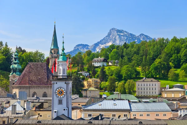 Régi town salzburg, Ausztria오래 된 도시 잘츠부르크, 오스트리아 — 스톡 사진