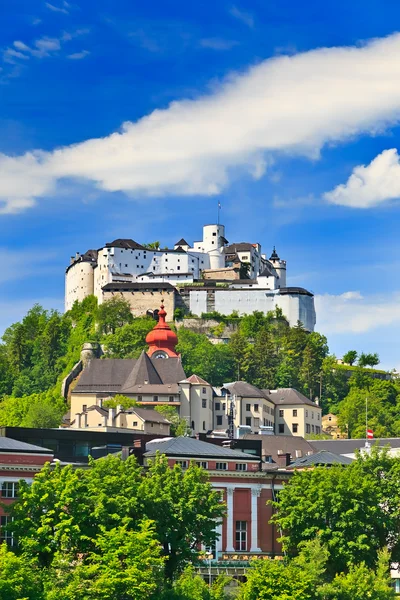 Гогензальцбургская крепость, Зальцбург, Австрия — стоковое фото