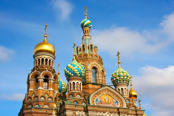 ロシア サンクト ・ ペテルブルグ、こぼれた血の上の救世主教会 — ストック写真