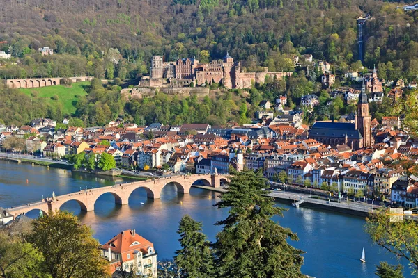 Vista sobre Heidelberg, Alemanha — Fotografia de Stock