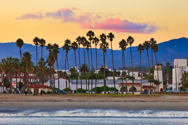 View on Santa Barbara from the pier — Stock Photo, Image