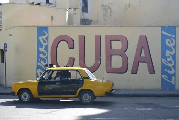 Küba araba — Stok fotoğraf
