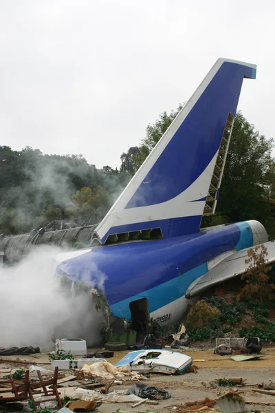 Accidente de avión Imágenes de stock libres de derechos