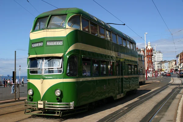 Straßenbahn Blackpool — Stockfoto