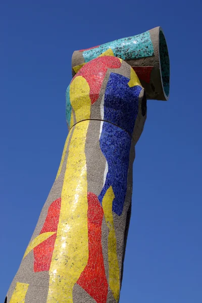 Скульптура Миро — стоковое фото