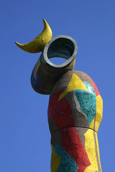 Скульптура Миро — стоковое фото