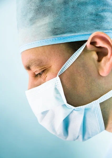 Olhar de cirurgião de trabalho — Fotografia de Stock