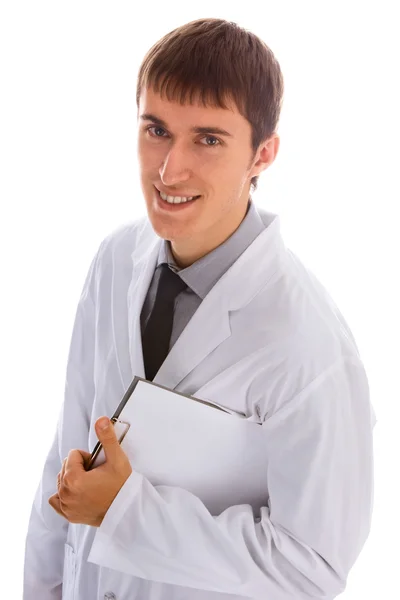 Glücklicher junger Arzt — Stockfoto
